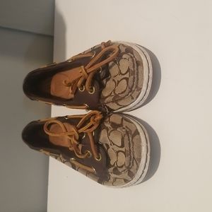 Size 6.5 B Coach Boat Shoes
